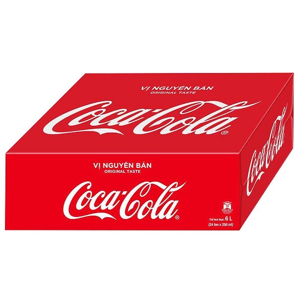 Thùng 24 Nước Giải Khát Coca - Cola Sleek 235Ml