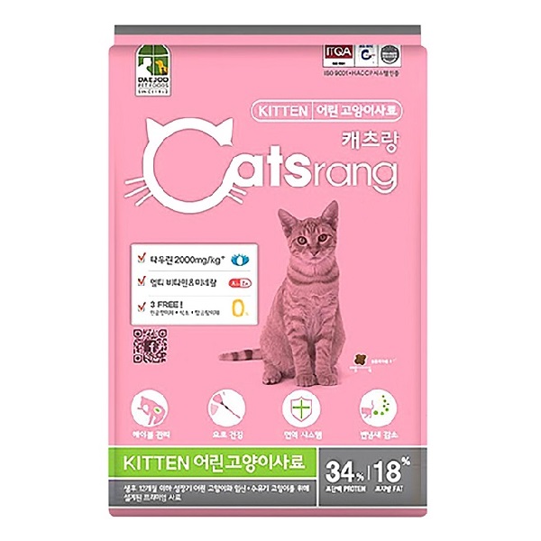 Thức Ăn Hạt Cho Mèo Nhỏ Catsrang 400G