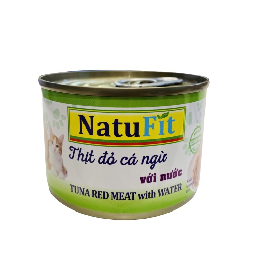 Pate Thịt Đỏ Cá Ngừ Với Nước Natufit 160G