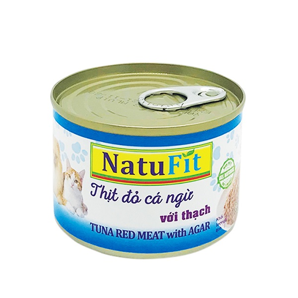 Pate Thịt Đỏ Cá Ngừ Với Thạch Natufit 160G