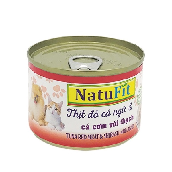 Pate Thịt Đỏ Cá Ngừ Và Cá Cơm Với Thạch Natufit 160G