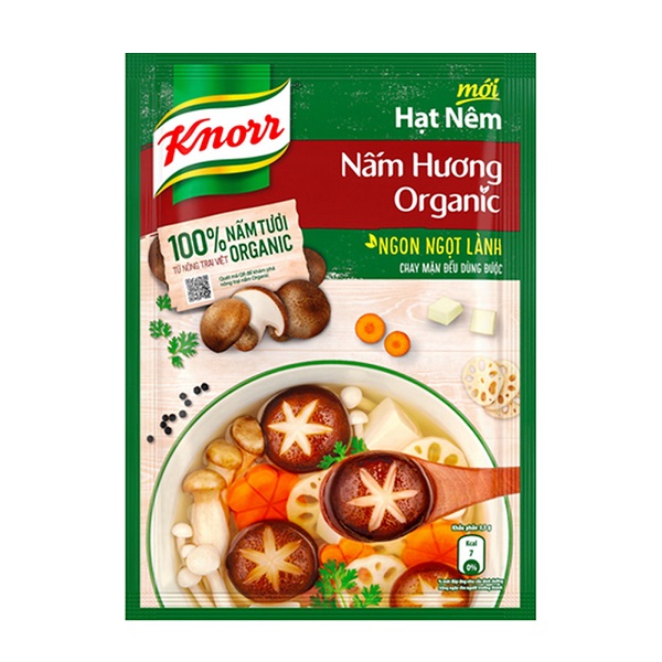 Hạt Nêm Knorr Chay Nấm Organic 380G