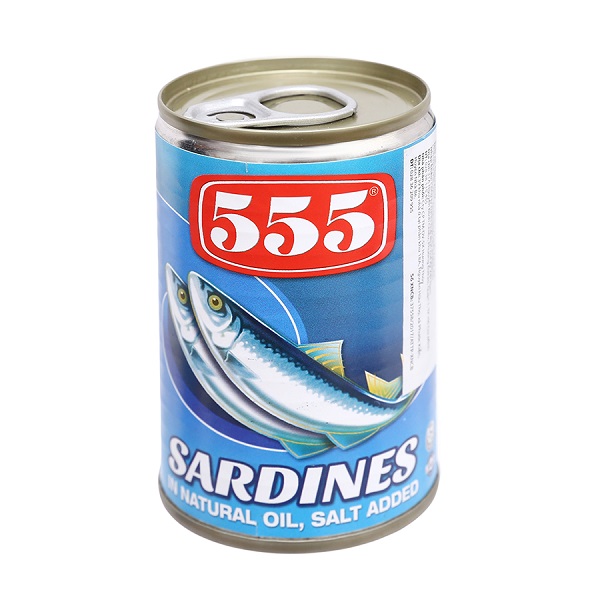Cá Mòi 555 Ngâm Dầu 155G