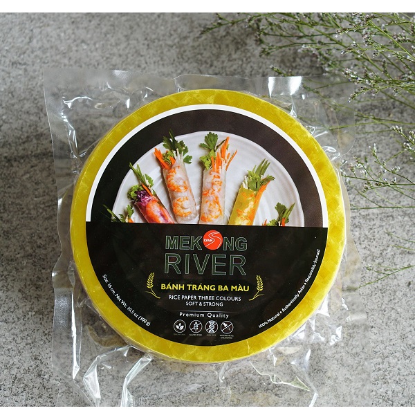 Bánh Tráng 3 Màu Mekong River 22Cm 300G