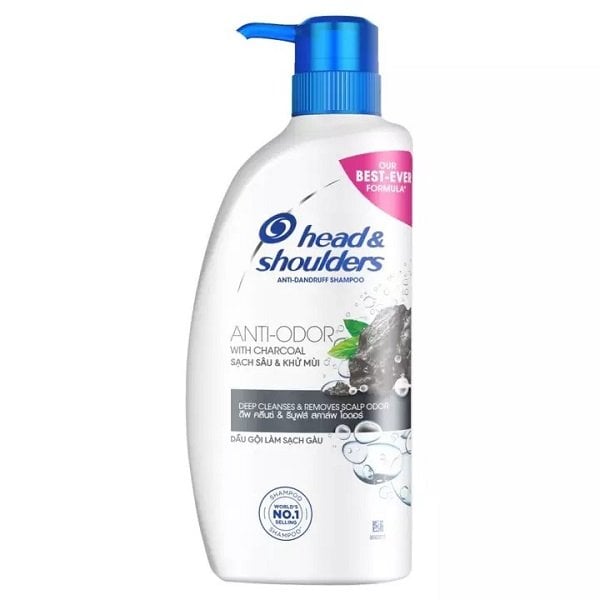 Dầu Gội Than Hoạt Tính Sạch Sâu Head & Shoulders Anti - Dandruff Shampoo Anti - Odor With Charcoal 850Ml