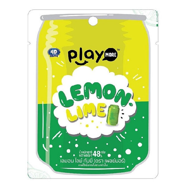 Kẹo Dẻo Playmore Vị Cam Chanh 48G