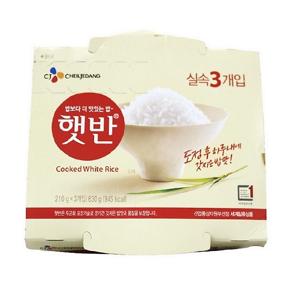 Cơm Trắng Ăn Liền Hetbahn 210Gx3