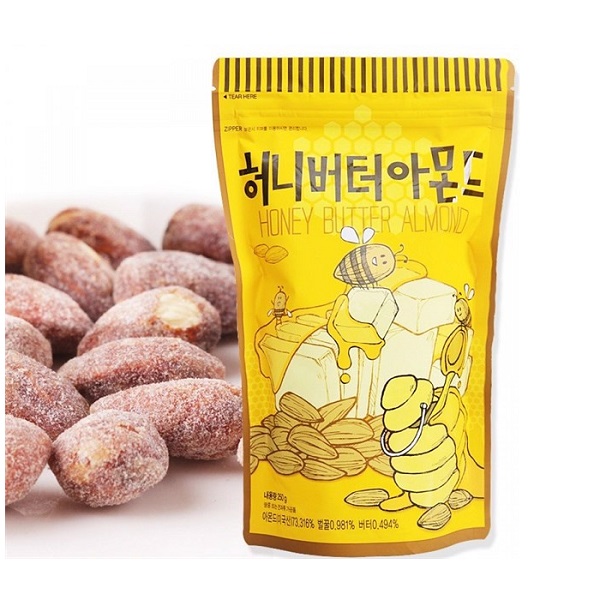 Hạnh Nhân Tẩm Bơ Mật Ong Tom's Farm 210G