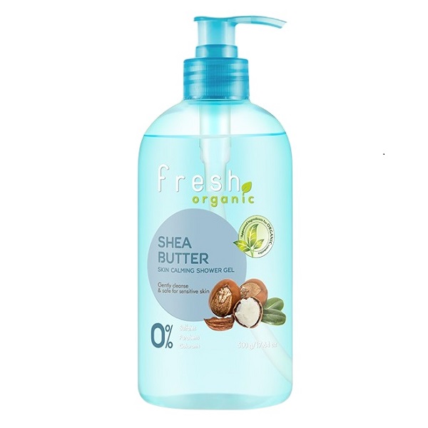 Sữa Tắm Fresh Organic Shea Butter Skin Calming Shower Gel 500G