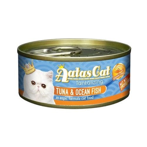 Sốt Thưởng Cho Mèo Vị Cá Ngừ Và Cá Biển Aatas Aat3037Th 80G