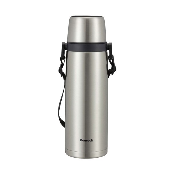 Bình Giữ Nhiệt Peacock Có Dây Đeo Chống Vân Tay 970Ml