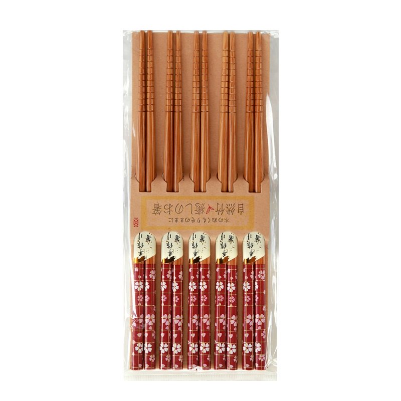Đũa Tre Nhật Bản Vỉ 5 Đôi Kokusai Ndck - 05B