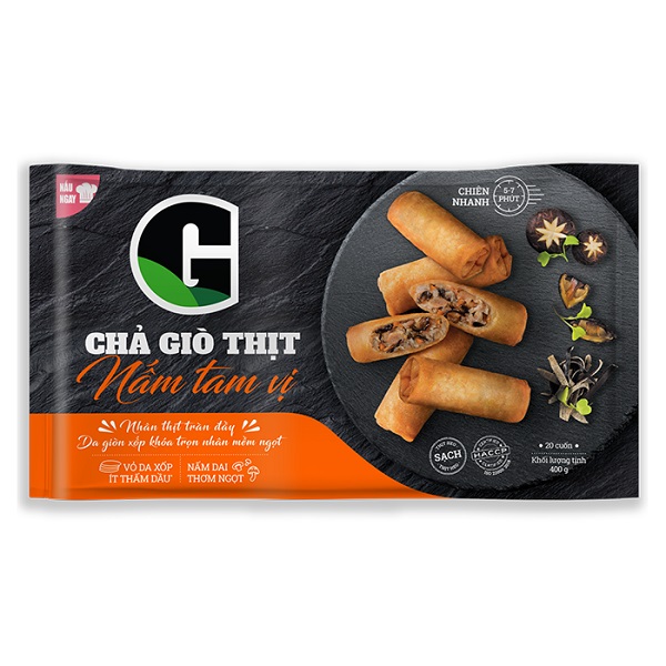 Chả Giò Thịt Nấm Tam Vị G - Feddy 400G