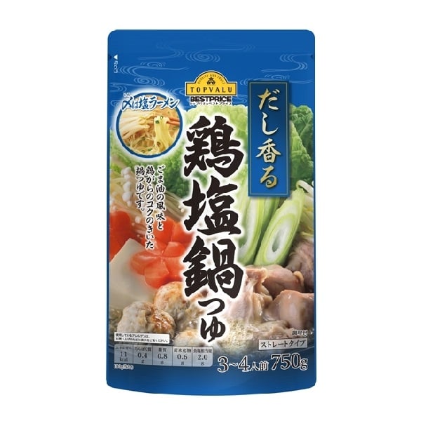 Nước Lẩu Gà Với Muối Aeon Topvalu Best Price 750G