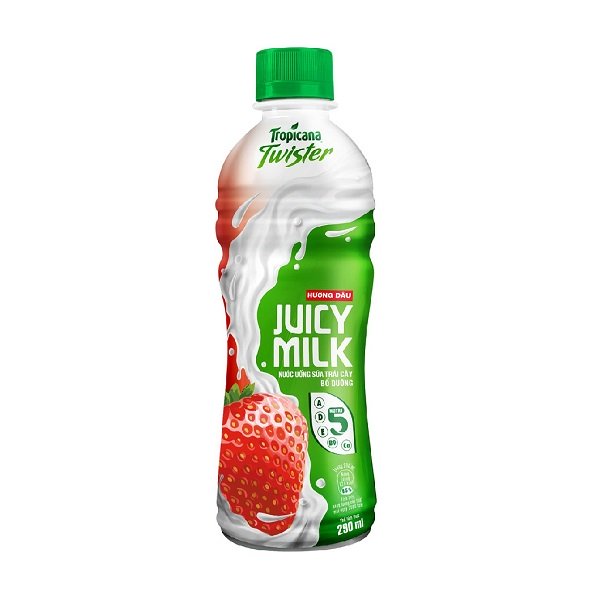 Nước Trái Cây Sữa Dâu Juicy Milk 290Ml