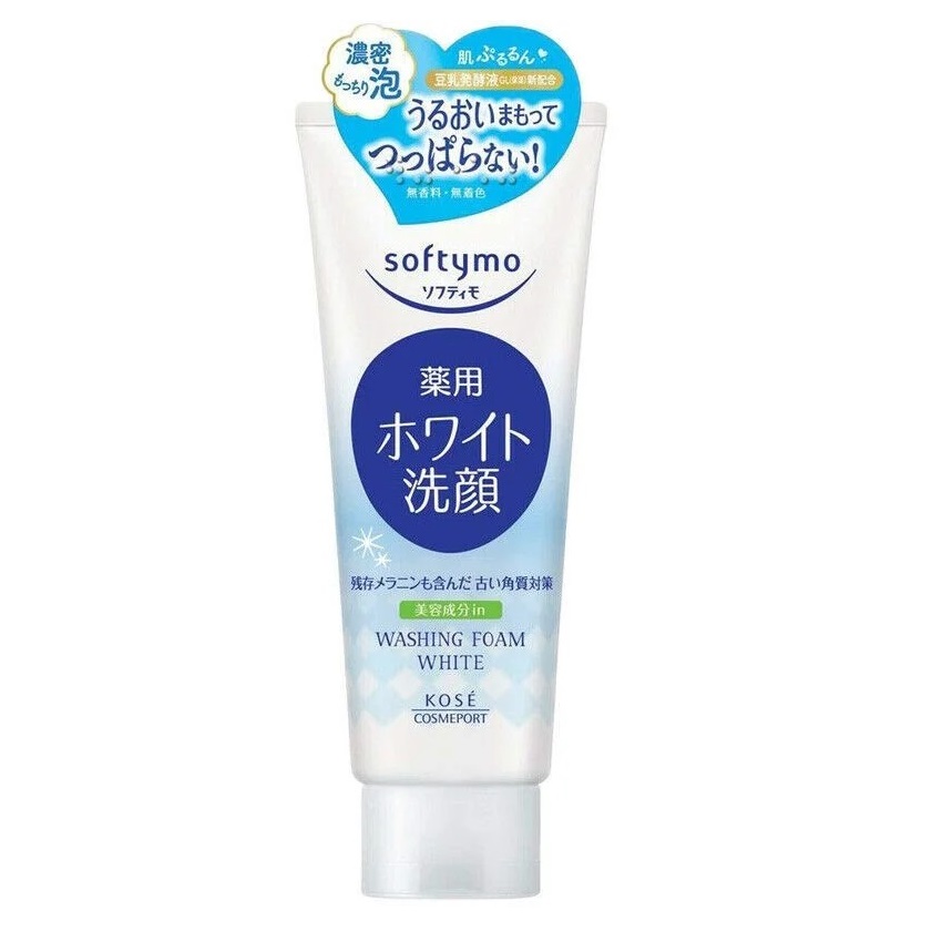 Sữa Rửa Mặt Kosé Cosmeport Softymo Washing Foam White 150G (Wn)