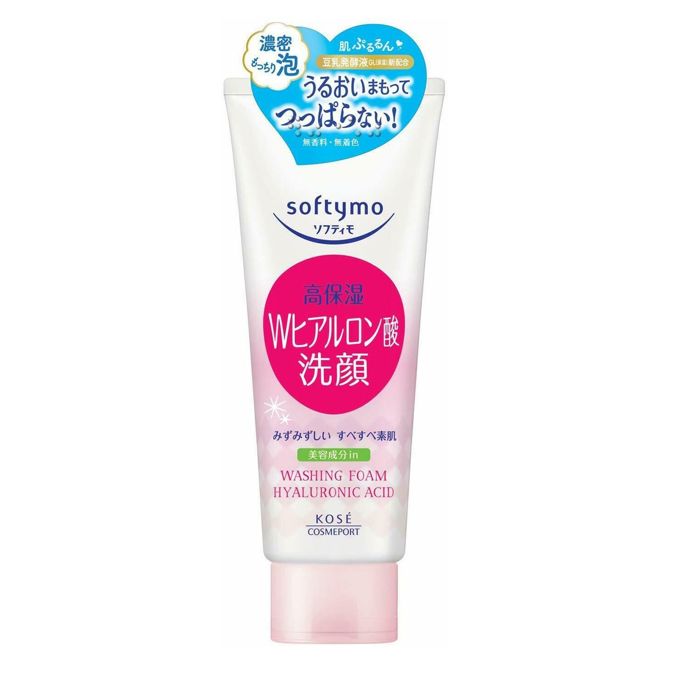 Sữa Rửa Mặt Kosé Cosmeport Softymo Washing Foam Hyaluronic Acid 150G (Wn)