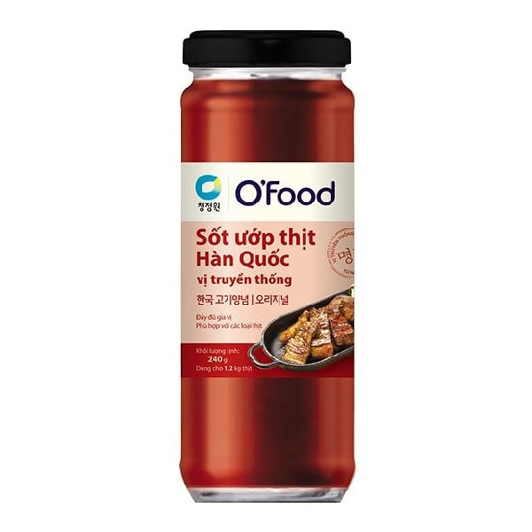 Sốt Ướp Thịt O'food Vị Truyền Thống 240G (Hũ)