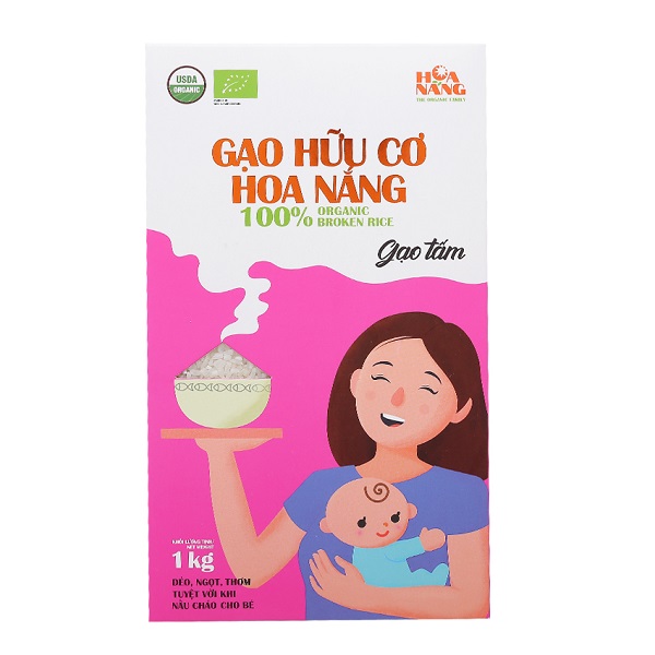 Gạo Tấm Hữu Cơ Hoa Nắng 1Kg
