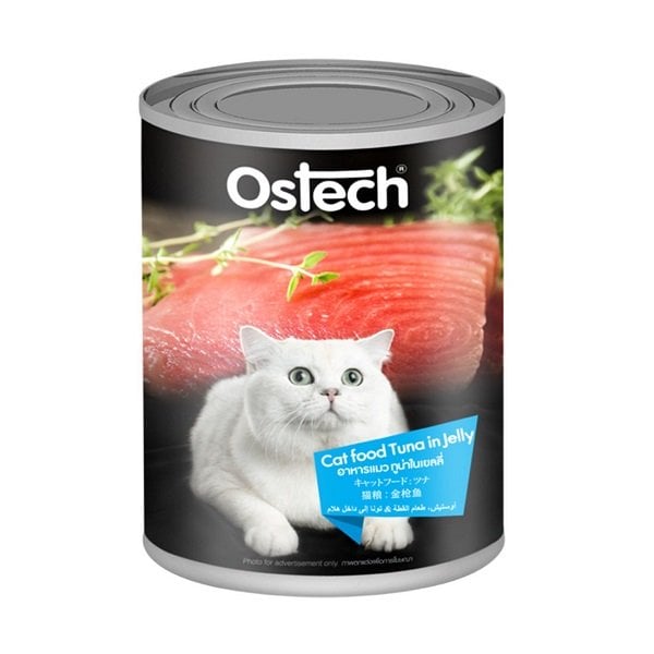 Thức Ăn Ướt Cao Cấp Cho Mèo Vị Cá Ngừ Ostech 400G