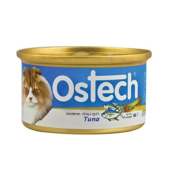 Thức Ăn Ướt Cho Mèo Vị Cá Ngừ Ostech 80G