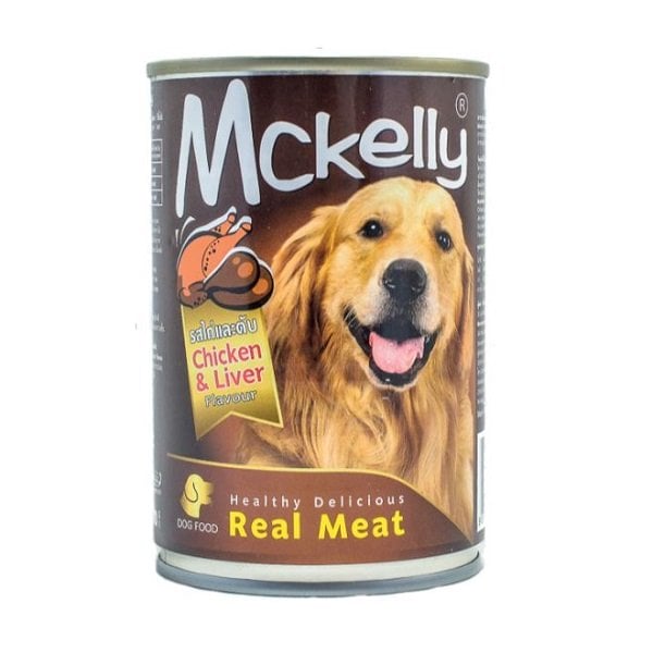 Thức Ăn Ướt Cho Chó Vị Thịt Gà Và Gan Mckelly 400G