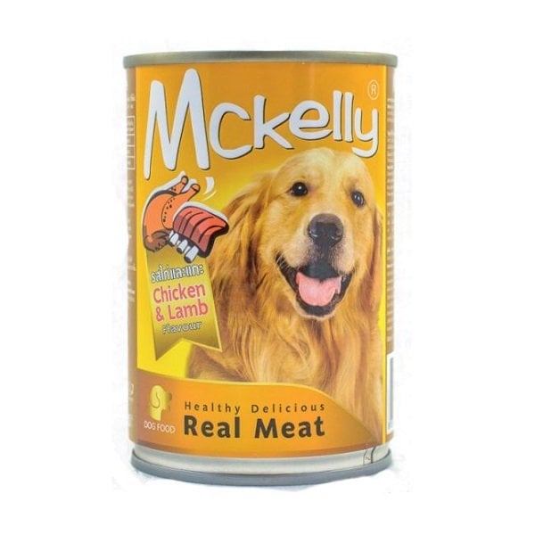 Thức Ăn Ướt Cho Chó Vị Thịt Gà Và Thịt Cừu Mckelly 400G