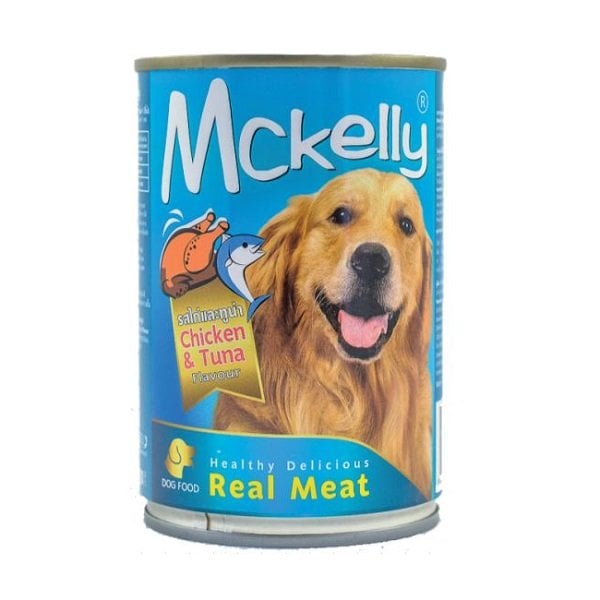 Thức Ăn Ướt Cho Chó Vị Thịt Gà Và Cá Ngừ Mckelly 400G
