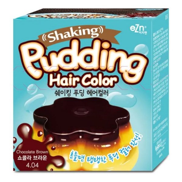 Kem Nhuộm Tóc Màu Nâu Sô - Cô - La Ezn Shaking Pudding Hair Color #4.04 Chocolate Brown 70Ml (Wn)