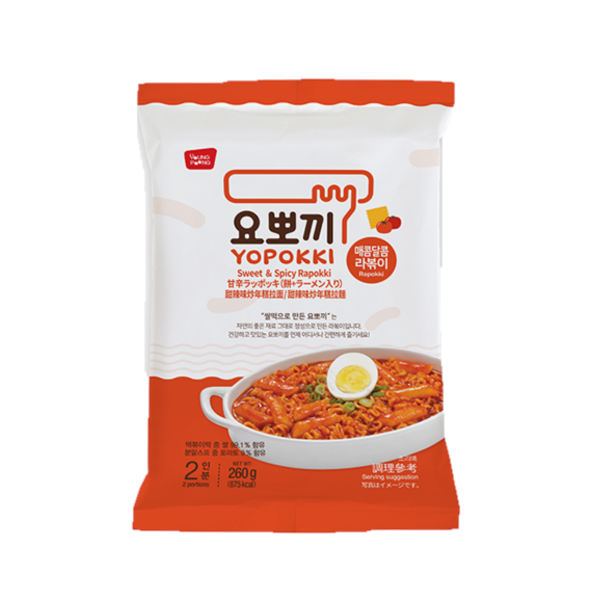 Bánh Gạo Gói Rapokki Vị Cay Ngọt 260G