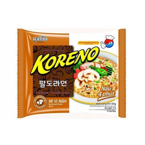 Mì Chay Jumbo Koreno Nấm 100Gx10
