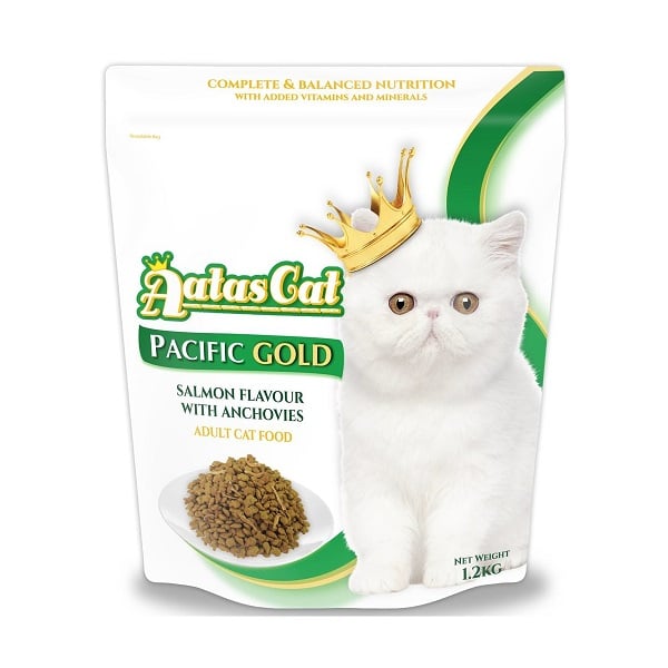 Thức Ăn Hạt Cho Mèo Cá Hồi & Cá Cơm Aatas Aat3211Th - 1 1.2Kg