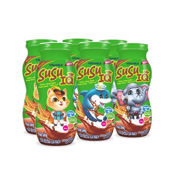 Sữa Socola Lúa Mạch Susu Iq 80Mlx6