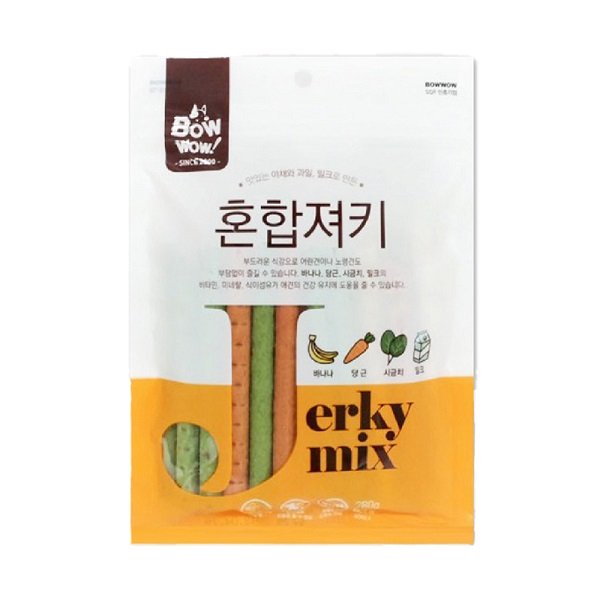 Hỗn Hợp Cho Chó Mix Jerky Bowwow 280G