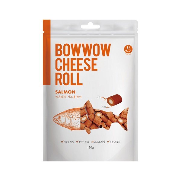 Phô Mai Cuộn Cá Hồi Bowwow 120G