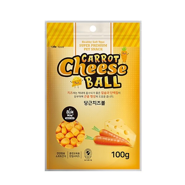 Phô Mai Viên Cà Rốt Bowwow 100G