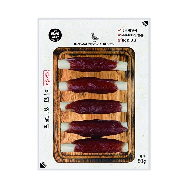 Thịt Vịt Cuộn Thanh Sữa Bowwow 80G
