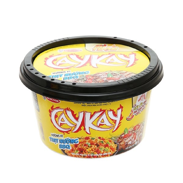 Mì Trộn Caykay Thịt Nướng Bbq 95G (Tô)