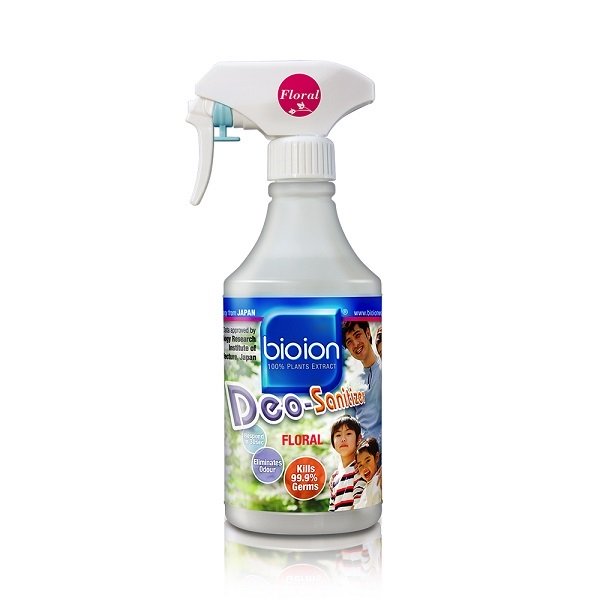 Xịt Diệt Khuẩn Hương Floral Cho Người Bioion 500Ml