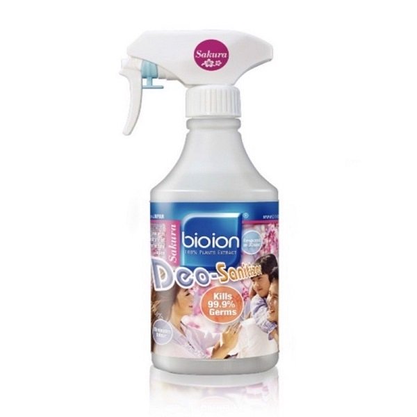 Xịt Diệt Khuẩn Hương Sakura Cho Người Bioion 500Ml