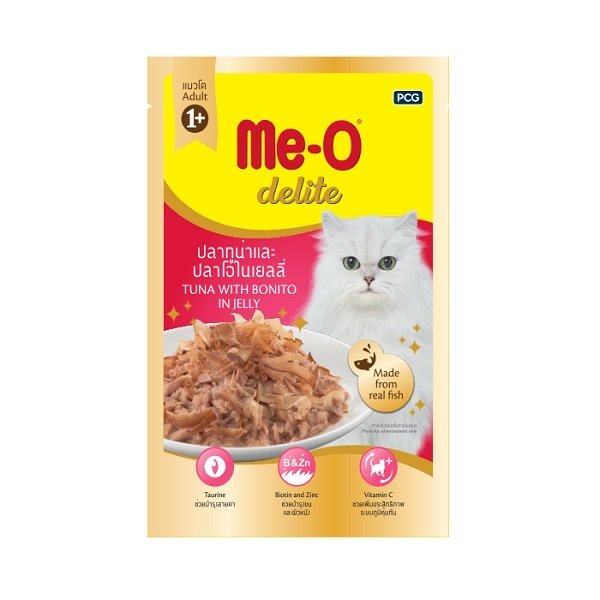 Pate Cho Mèo Trưởng Thành Me - O Delite Cá Ngừ & Cá Ngừ Sọc Dưa 70G