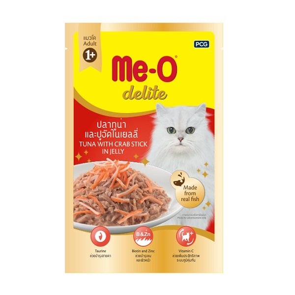 Pate Cho Mèo Trưởng Thành Me - O Delite Cá Ngừ & Thanh Cua 70G