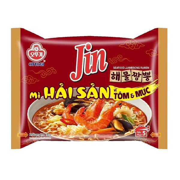 Mì Hải Sản Tôm Mực Ottogi 120G