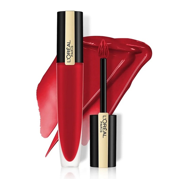 Son Kem Lì L'oreal Paris Rouge Signature #666 I Win Đỏ Tươi 7Ml