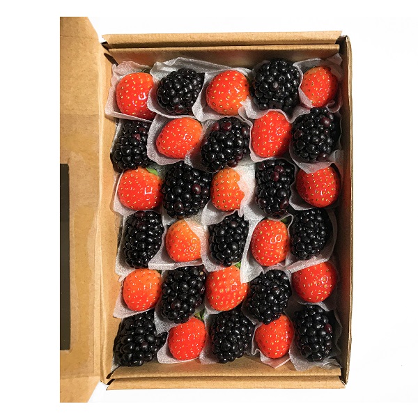 Combo Dâu Giống Nhật & Mâm Xôi Đen - Mixed Berries 250G