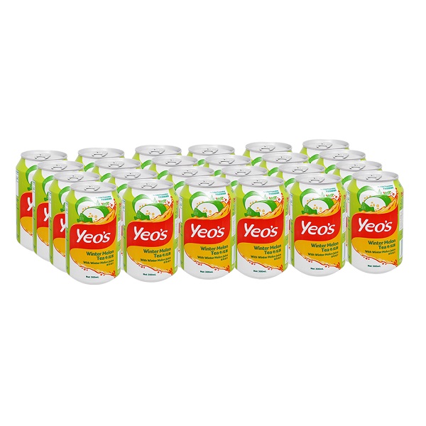 Thùng 24 Trà Bí Đao Yeo's Winter Melon Tea 300Ml