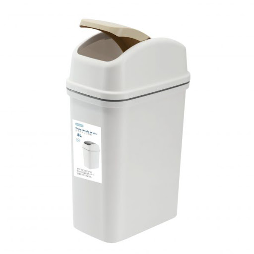 Thùng Rác Nắp Lật Hiro 5L