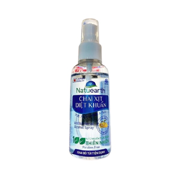 Chai Xịt Diệt Khuẩn Natuearth 60Ml