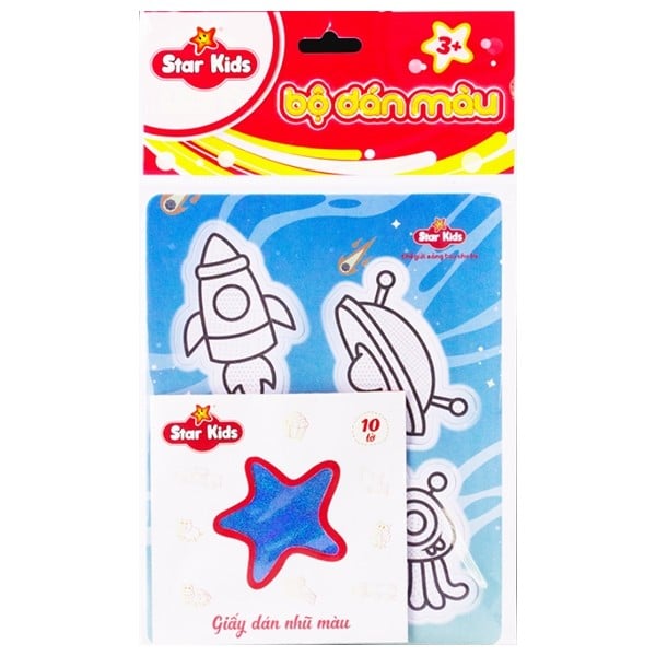 Đồ Chơi Trẻ Em R - Star Bộ Tranh Dán Màu Thám Hiểm Vũ Trụ