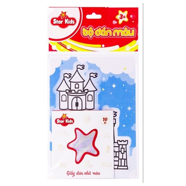 Đồ Chơi Trẻ Em R - Star Bộ Tranh Dán Màu Lâu Đài Thần Tiên